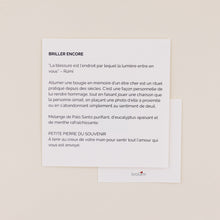 Load image into Gallery viewer, Brille Encore - Bougie de condoléances - (en français)